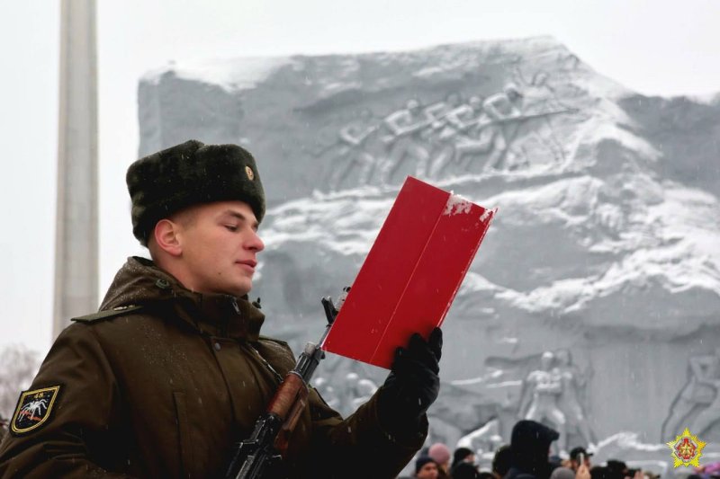 Церемония принятия Военной присяги прошла в Беларуси